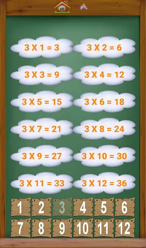 multiplication table screenshot 3