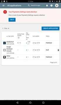 Google Developer Console screenshot 2