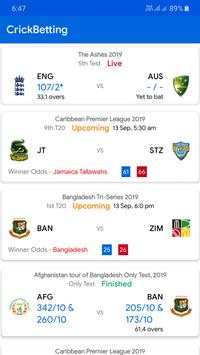 Fast Live Line & Cricket Scores - CricBatting screenshot 1