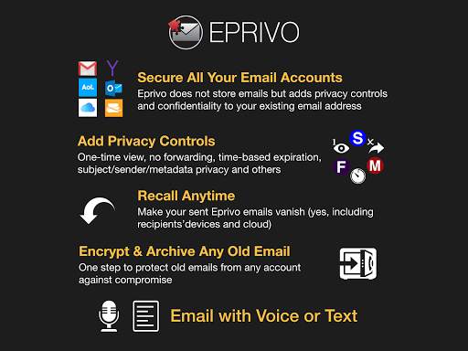 EPRIVO Private Email with Voice and Controls screenshot 9