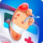 Foot Doctor Clinic Games logo