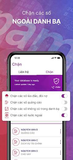 vCaller chặn gọi spam, đòi nợ screenshot 3