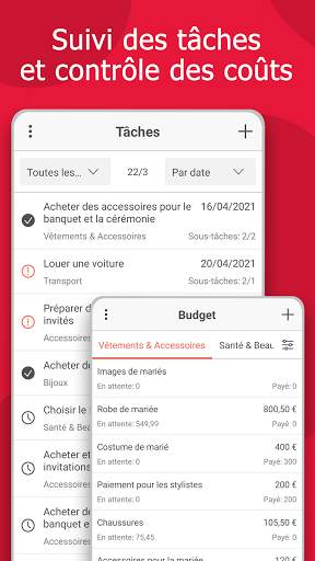 Planificateur de Mariage MyWed screenshot 4