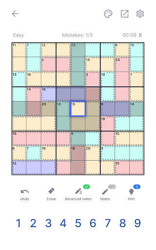 Killer Sudoku - Sudoku Puzzle screenshot 15