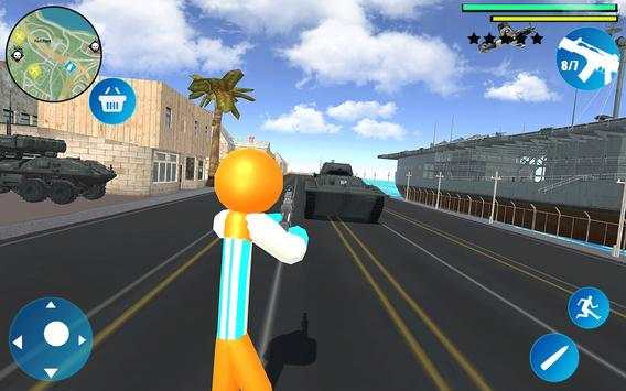 Captain Hero Stickman Vegas Crime screenshot 6