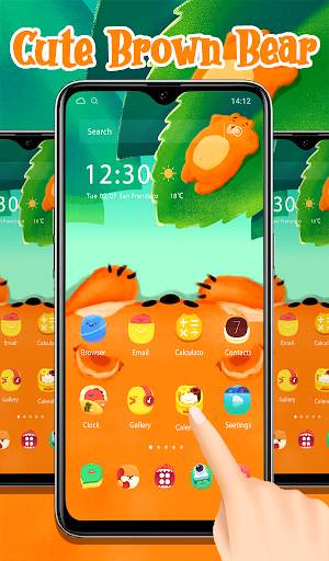Cute animal theme for Galaxy note launcher HD 2019 screenshot 3