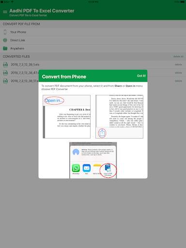 Aadhi PDF To Excel Converter screenshot 8