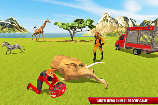 Grand Robot Superhero Animal Rescue: Alien Battle screenshot 15