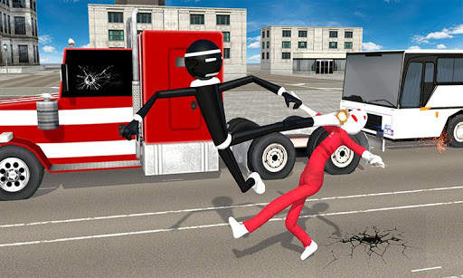 Stickman Street Fighter:Miami City Crime Simulator screenshot 6