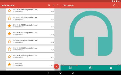 Audio Recorder 12 تصوير الشاشة