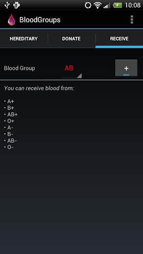 BloodGroups screenshot 3
