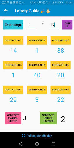 Lottery Guide screenshot 2