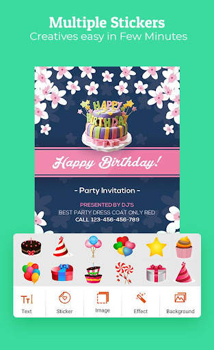 Birthday Invitation Maker : Invitation Card Maker screenshot 4