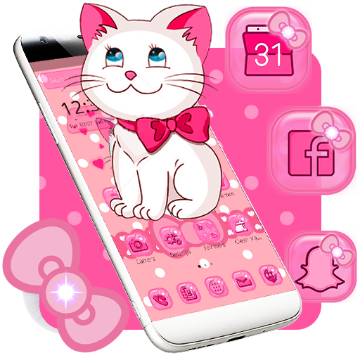 Pink Kitty Cute Theme icon
