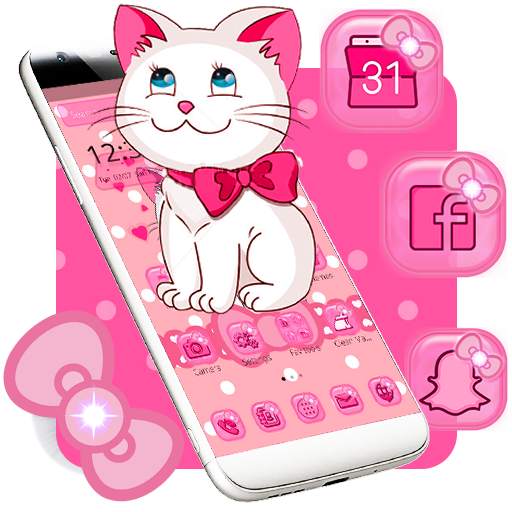Pink Kitty Cute Theme 1.1.7