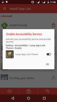 Lamp App Lock Theme 4 تصوير الشاشة