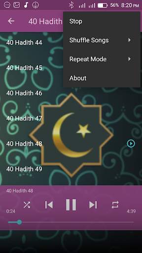 Arba'una Hadith Mp3-Jafar скриншот 8