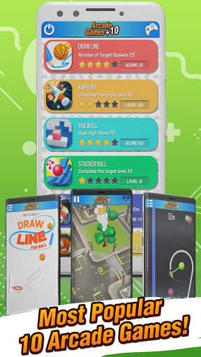 10 in 1 Game: Small Size Arcade Games screenshot 2