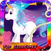 Unicorn care -  Kids game logo