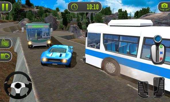 Bus Racing - Mountain Climbing Hill 3D screenshot 3