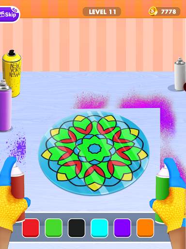 ASMR Cutting & Paint DIY Glass Game screenshot 8