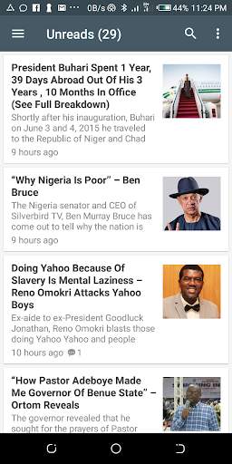 Sahara Reporters App screenshot 1