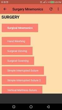 Surgery  Mnemonics, Sutures, Gloving & Gowning screenshot 5