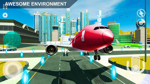 Airplane Flight Pilot Simulator - Flight Games screenshot 1