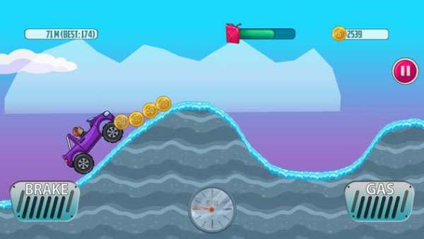 Hill Racing Car Climb screenshot 2