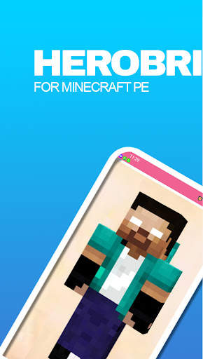 Herobrine Skin For Minecraft screenshot 1