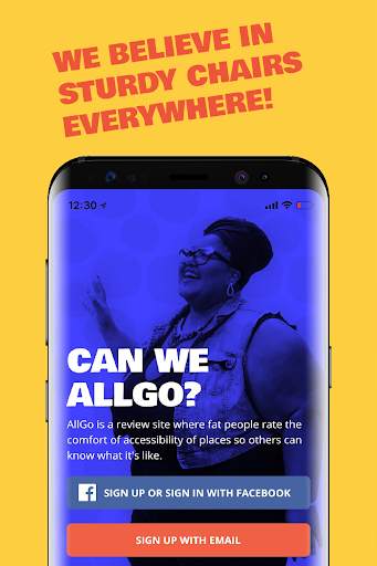 AllGo - A Plus Size Review App screenshot 1