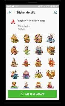 New Year Sticker for Whatsapp Sticker Pack screenshot 5