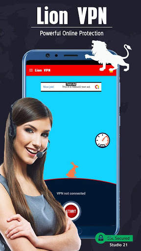 Lion VPN - Free Unlimited & Security VPN Proxy screenshot 1