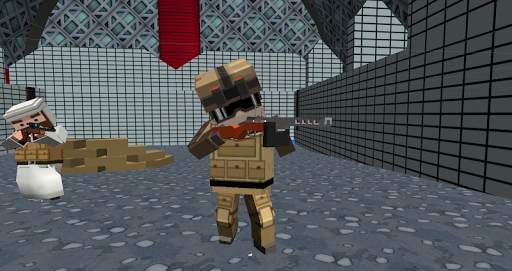 Shooting Zombie Blocky Gun Warfare screenshot 4