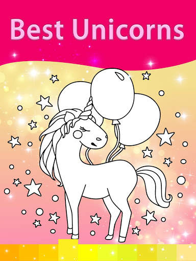 Unicorn Coloring Pages with Animation Effects screenshot 1