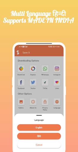 SaveIt -SnackVideo, Roposo, Likee, Tiktok, Insta screenshot 3