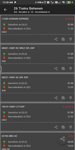 Indian Railway Info screenshot 10