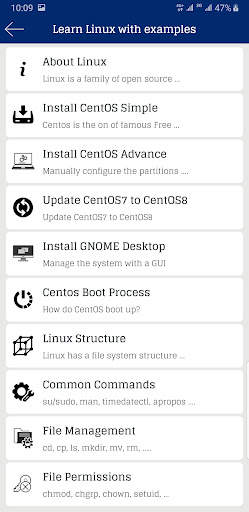 Learn Linux with Examples screenshot 2