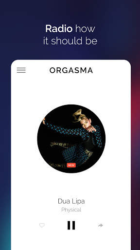 Orgasma.fm Music Radio screenshot 1