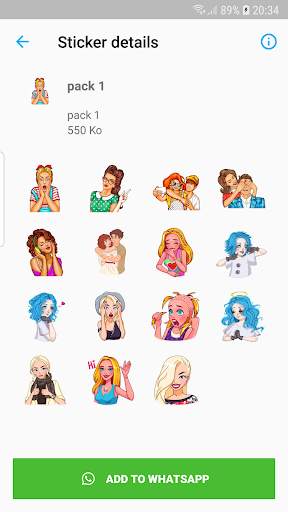 Girly m Stickers for WhatsApp -WAStickerApps screenshot 4