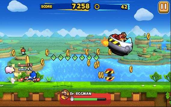 sonic runner dash racing screenshot 2