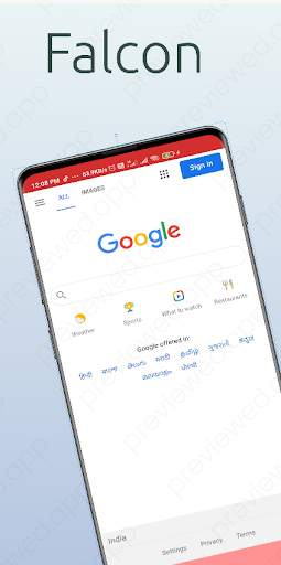 Falcon Browser Lite screenshot 6
