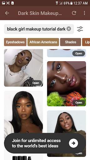 Black Beauty Makeup Tutorials. скриншот 1