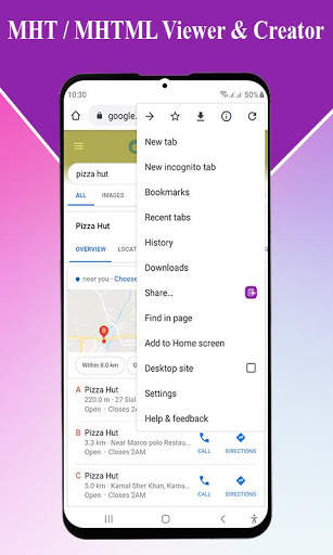Mht viewer: mhtml creator & mht/mhtml viewer screenshot 6