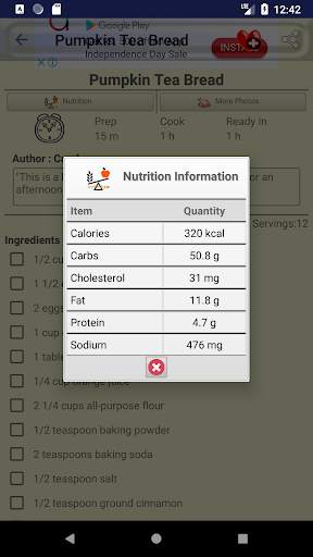 Baking recipes : cookies, cakes and breads screenshot 6