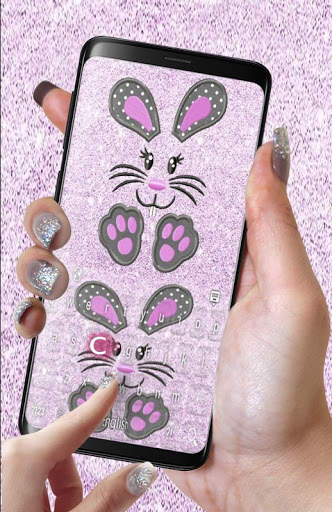 Glitter Bunny Keyboard screenshot 11
