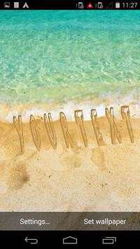 My Name Wallpaper On Sand screenshot 1