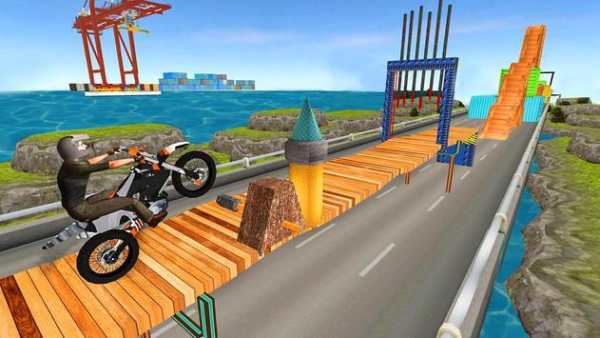 Extreme Tricky Trail Bike Stunt Race 3D Adventure screenshot 5