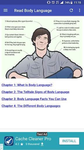 Read Body Language Easy 1 تصوير الشاشة