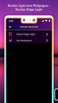 Borderlight Live Wallpaper - Border Edge Light 3 تصوير الشاشة